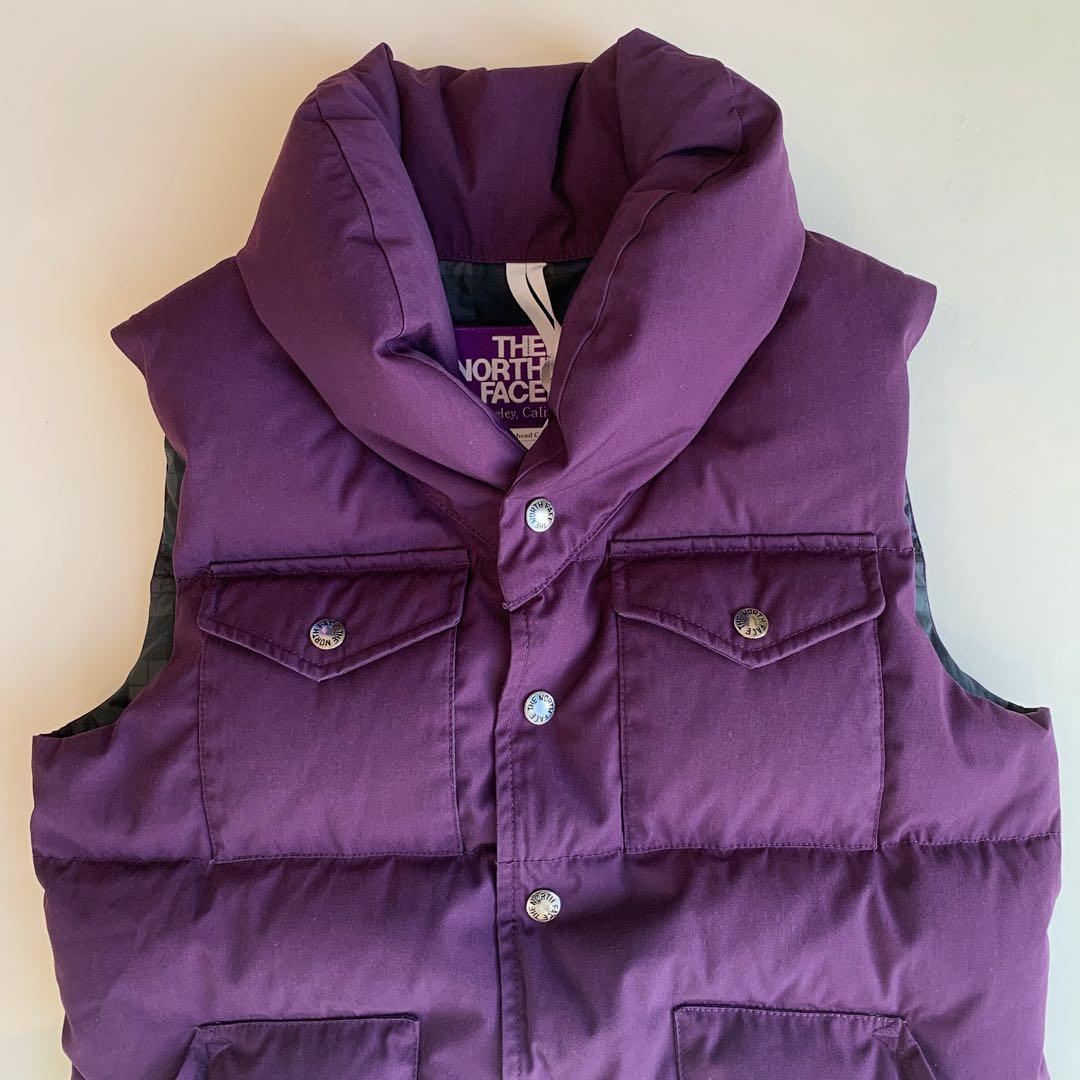 ノースフェイス ダウンベスト THE NORTH FACE パープル