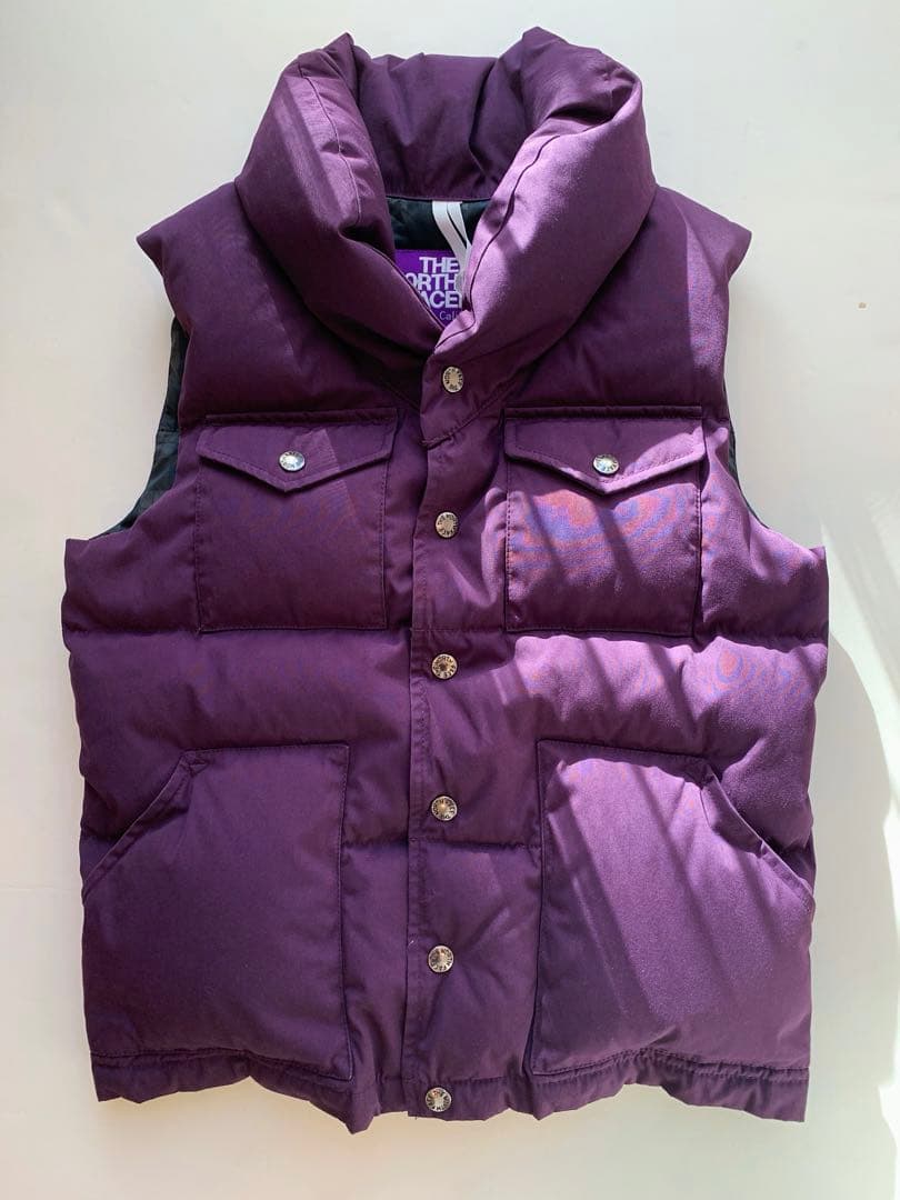 ノースフェイス ダウンベスト THE NORTH FACE パープル