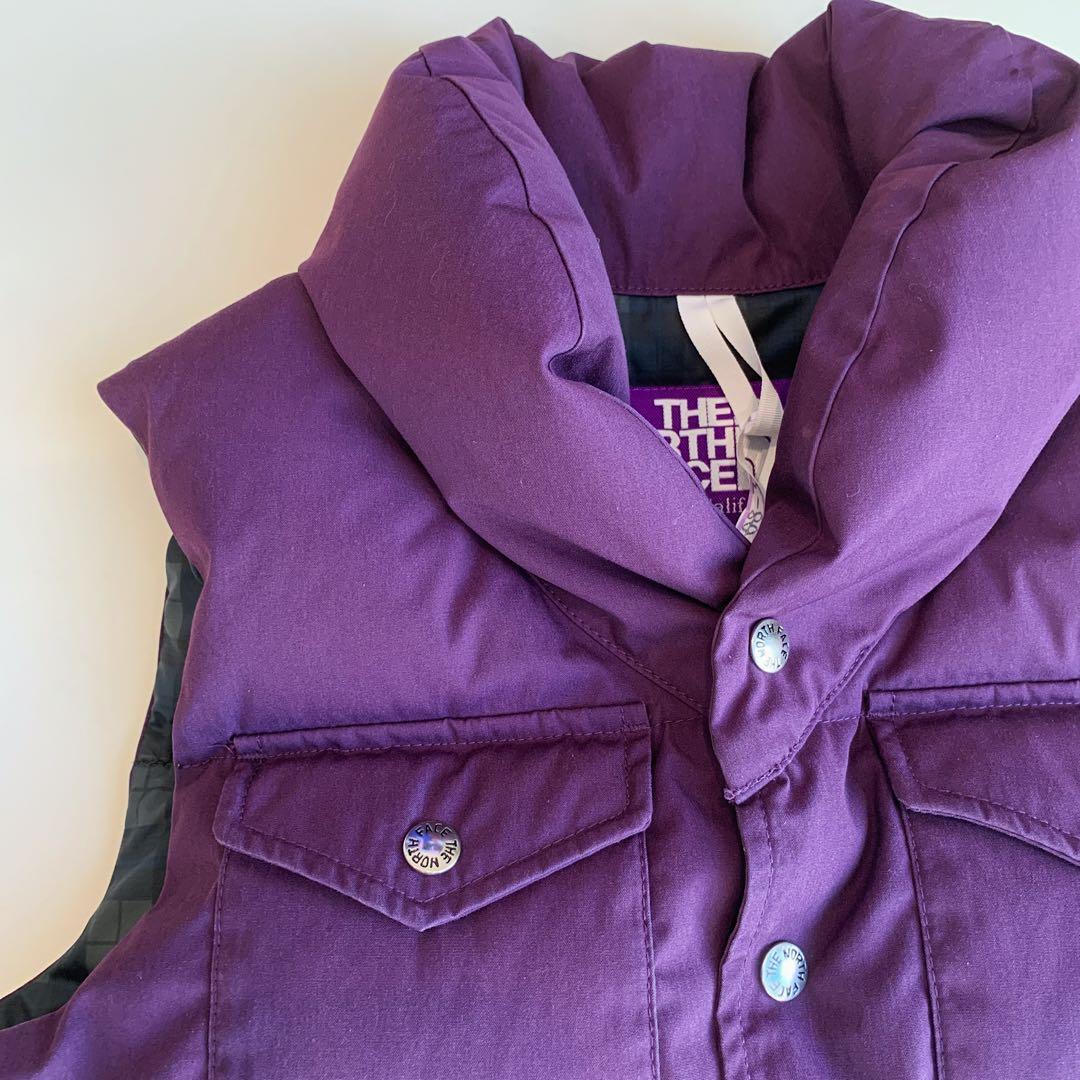 ノースフェイス ダウンベスト THE NORTH FACE パープル