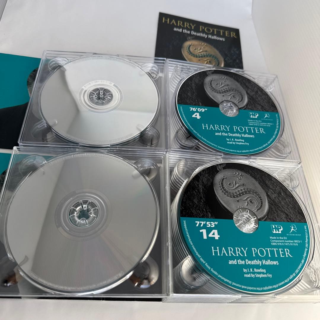 【UK英語版】ハリーポッターと死の秘宝｜Stephen Fry 朗読｜CD20枚