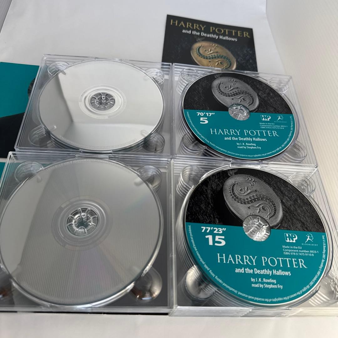【UK英語版】ハリーポッターと死の秘宝｜Stephen Fry 朗読｜CD20枚