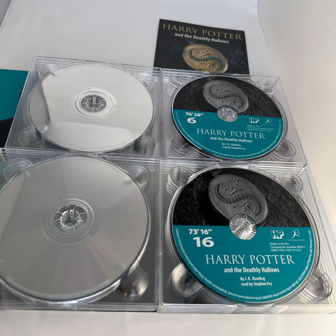 【UK英語版】ハリーポッターと死の秘宝｜Stephen Fry 朗読｜CD20枚