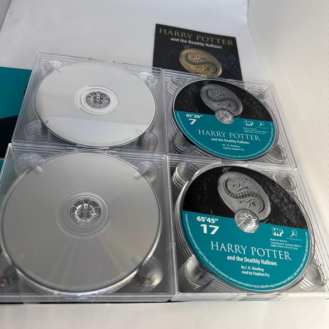 【UK英語版】ハリーポッターと死の秘宝｜Stephen Fry 朗読｜CD20枚