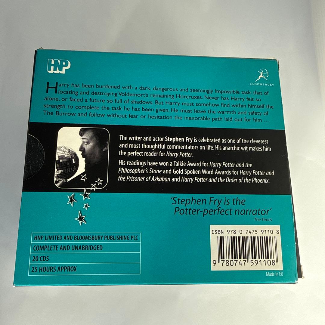【UK英語版】ハリーポッターと死の秘宝｜Stephen Fry 朗読｜CD20枚