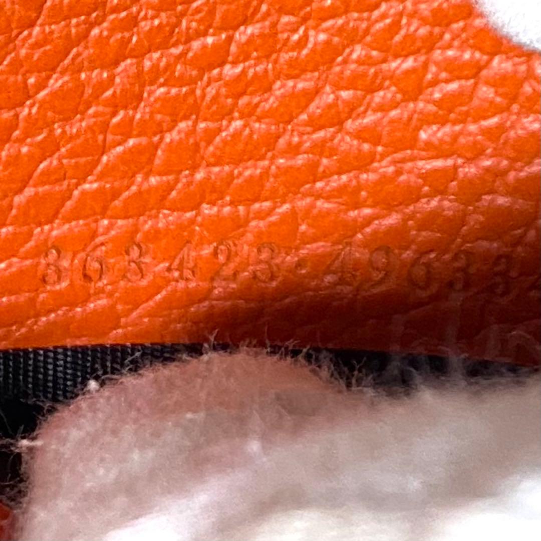美品✨ GUCCI グッチ 長財布 GGキャンバス ラウンドファスナー オレンジ