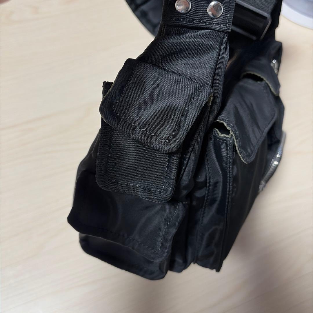 ameri vintage 黒 ナイロン ショルダーバッグ　アメリヴィンテージ