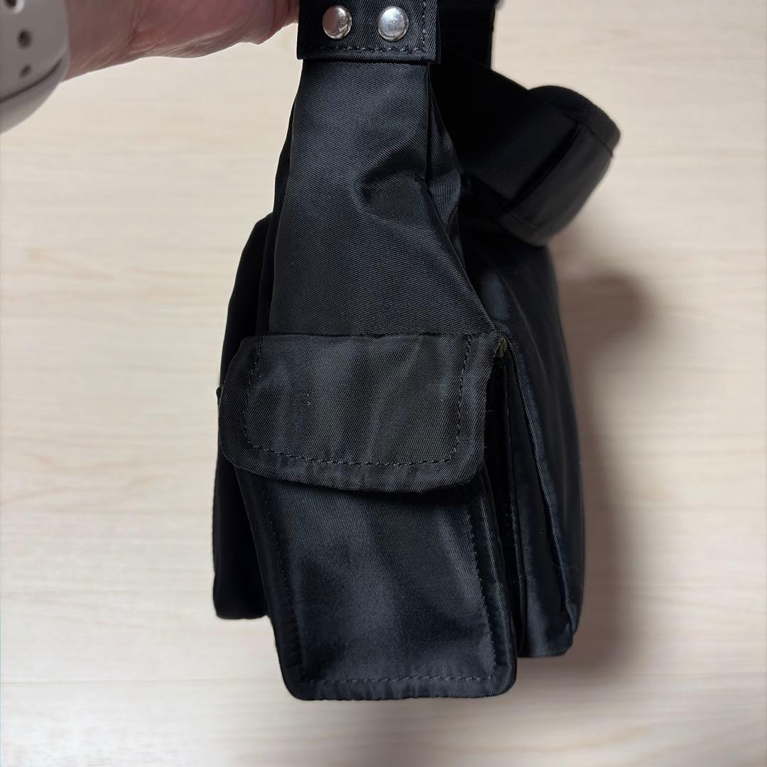 ameri vintage 黒 ナイロン ショルダーバッグ　アメリヴィンテージ