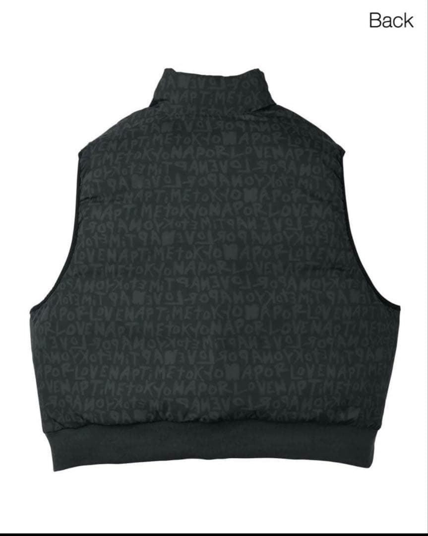 naptimeダウンベスト 黒　Sサイズ