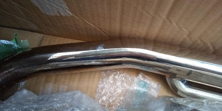 DSC400 デイトナDAYTONAスラッシュカットマフラー/ドラッグパイプ