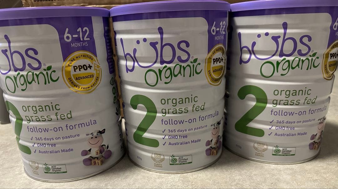 バブス bubs Organic 粉ミルク ステップ2