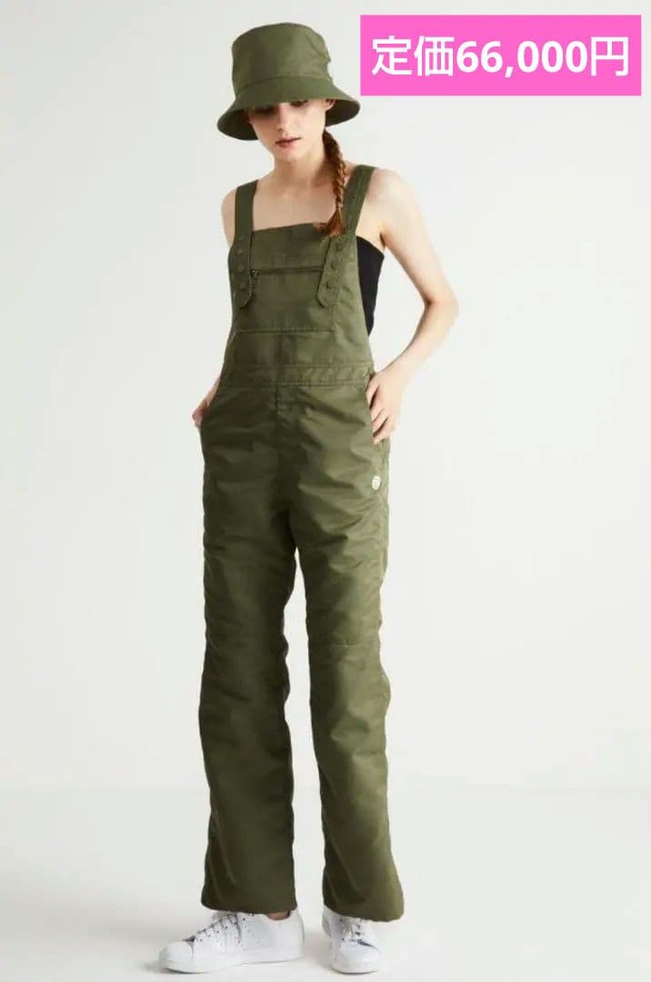 最安新品タグ　ボーダーズアットバルコニーナイロンサロペット オーバーオール　36