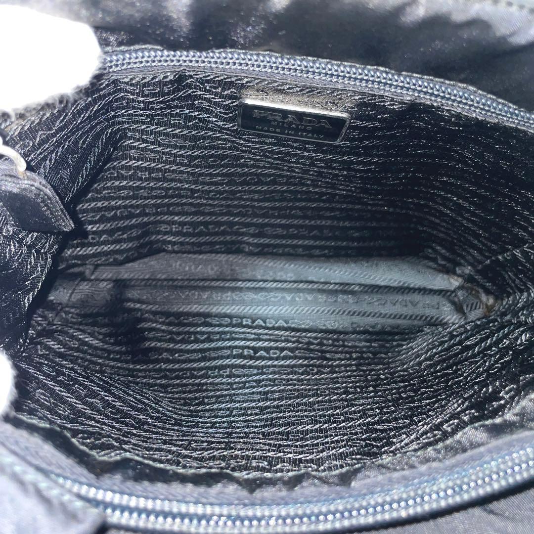 【良品】PRADA プラダ　トートバッグ　ハンドバッグ　ナイロン　ブラック　黒