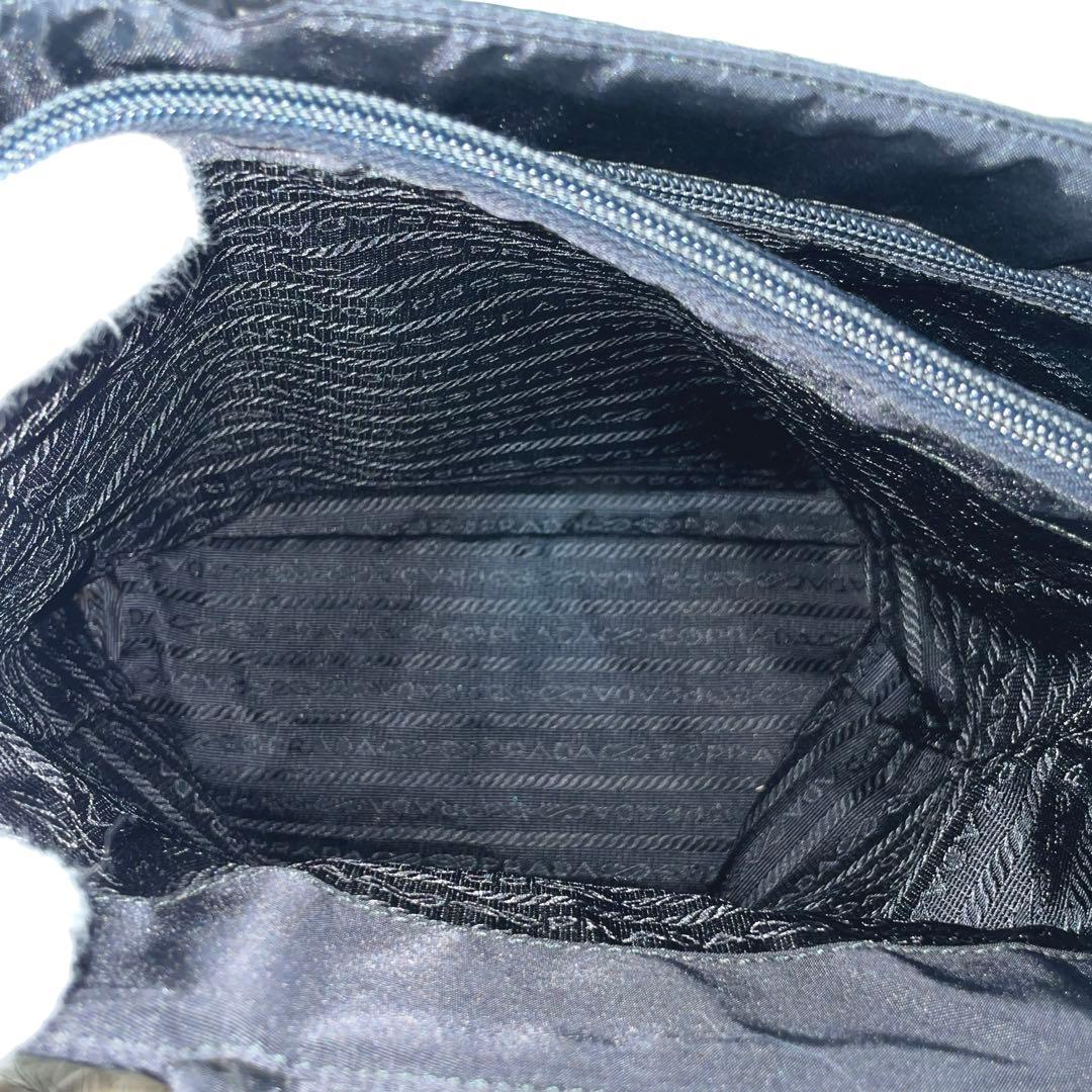 【良品】PRADA プラダ　トートバッグ　ハンドバッグ　ナイロン　ブラック　黒