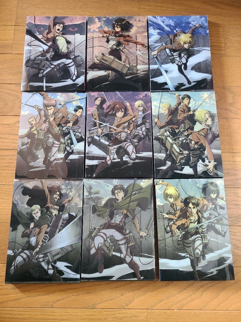 進撃の巨人 DVD集 全9巻セット 初回限定版