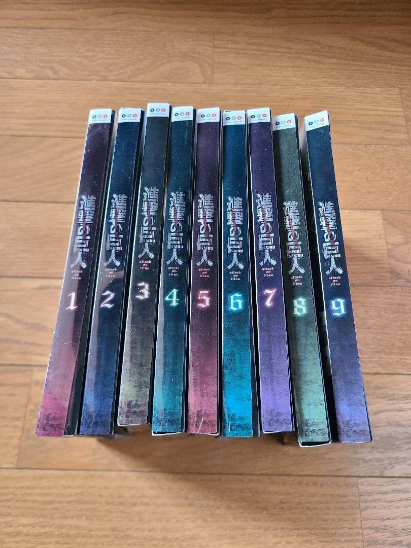進撃の巨人 DVD集 全9巻セット 初回限定版