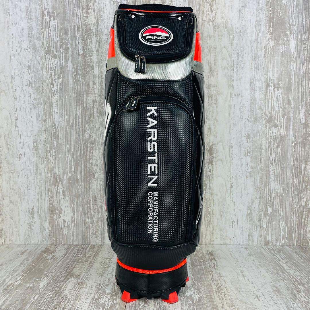 【廃盤品】PING ピンMr. PING KARSTEN エナメルキャディバッグ