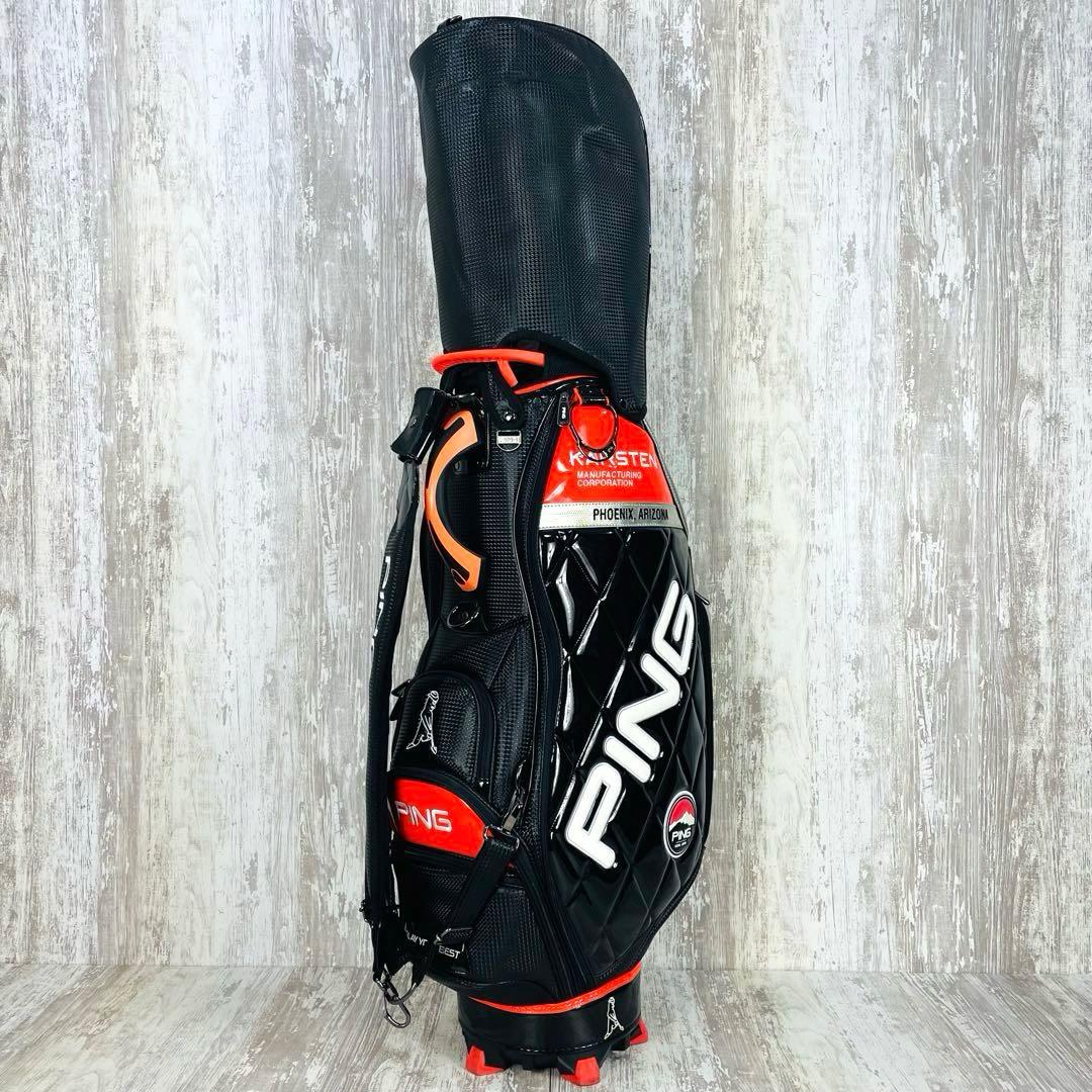 【廃盤品】PING ピンMr. PING KARSTEN エナメルキャディバッグ