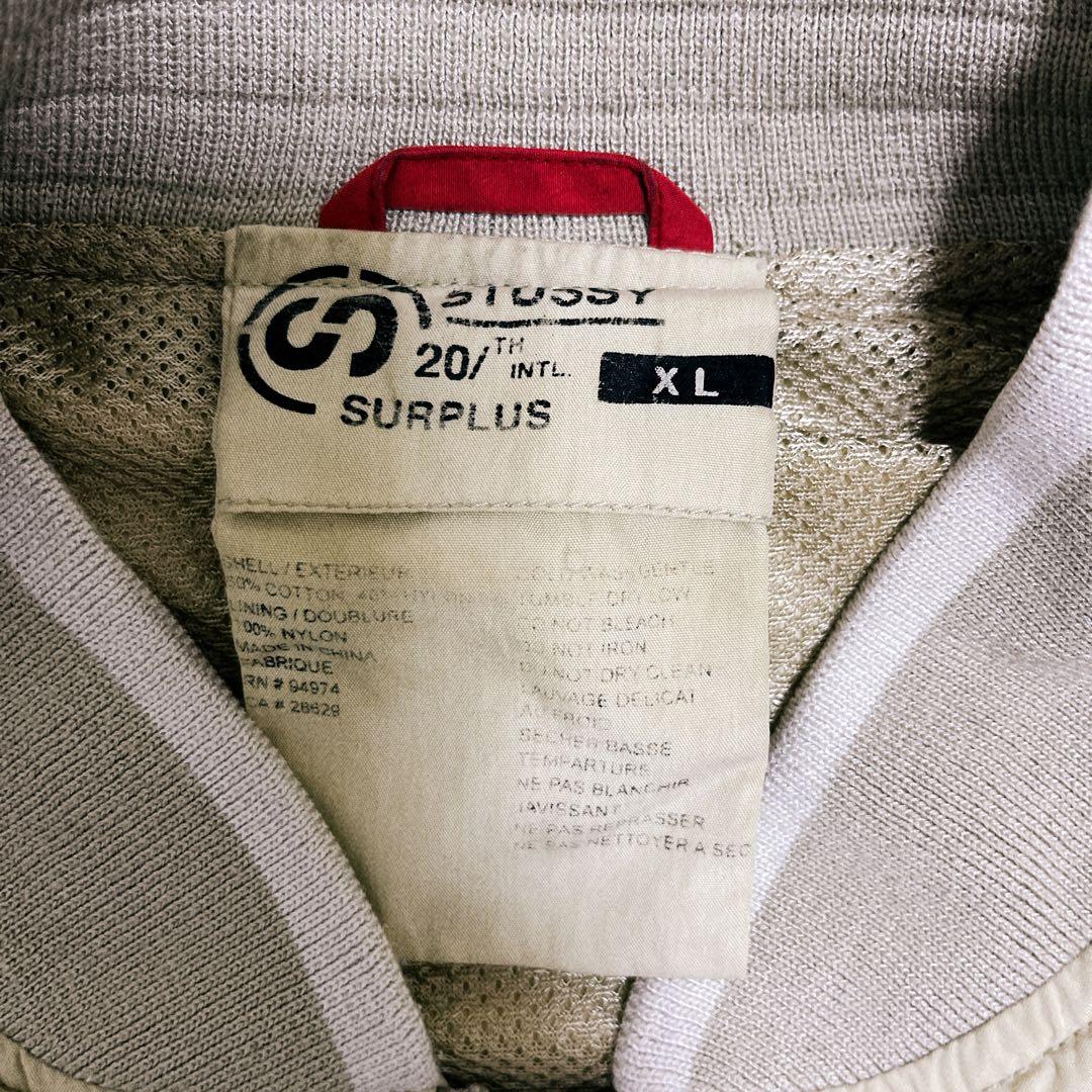 【希少】OLD STUSSY 20th SURPLUS ミリタリー 紺タグ　XL