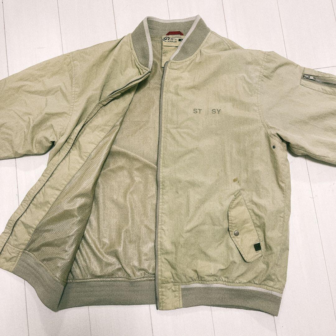 【希少】OLD STUSSY 20th SURPLUS ミリタリー 紺タグ　XL