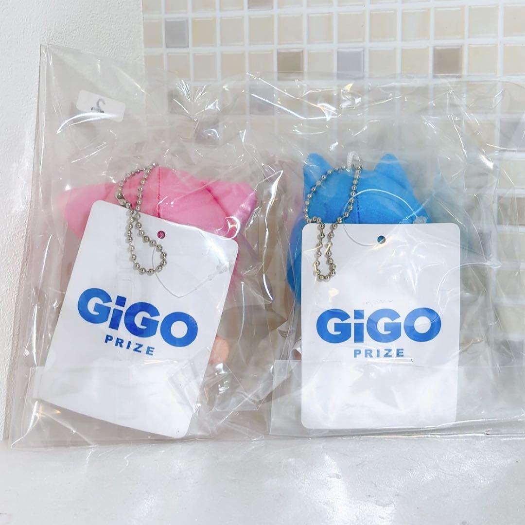②GIGO 限定 ちろぴの マスコットぬいぐるみ ノーマル 2点セット