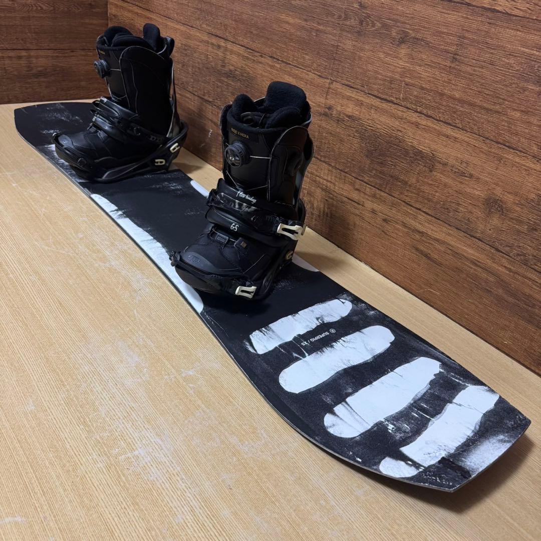 人気モデル　RIDE ライド FLUX フラックス　メンズスノーボード3点セット