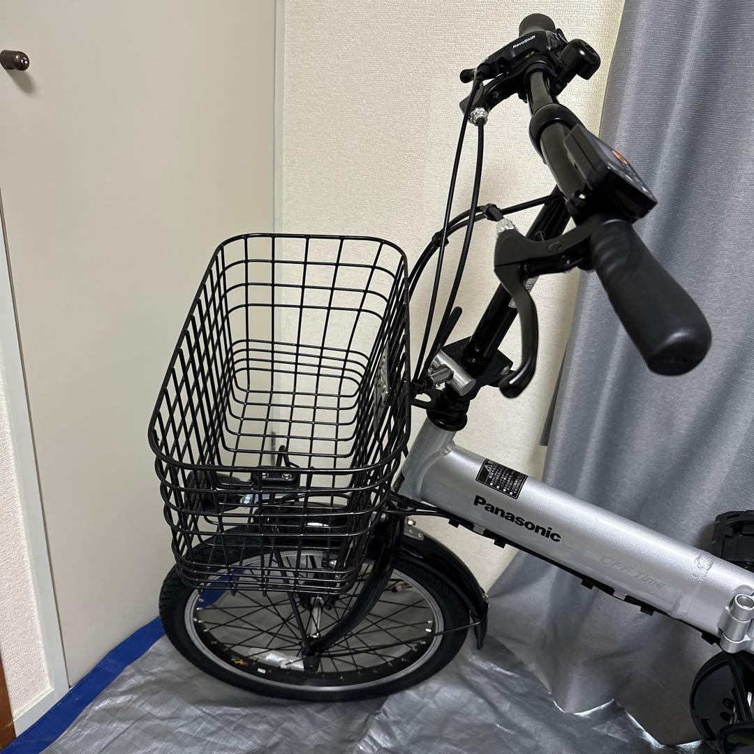 Panasonic 電動アシスト自転車オフタイム 前カゴ付き