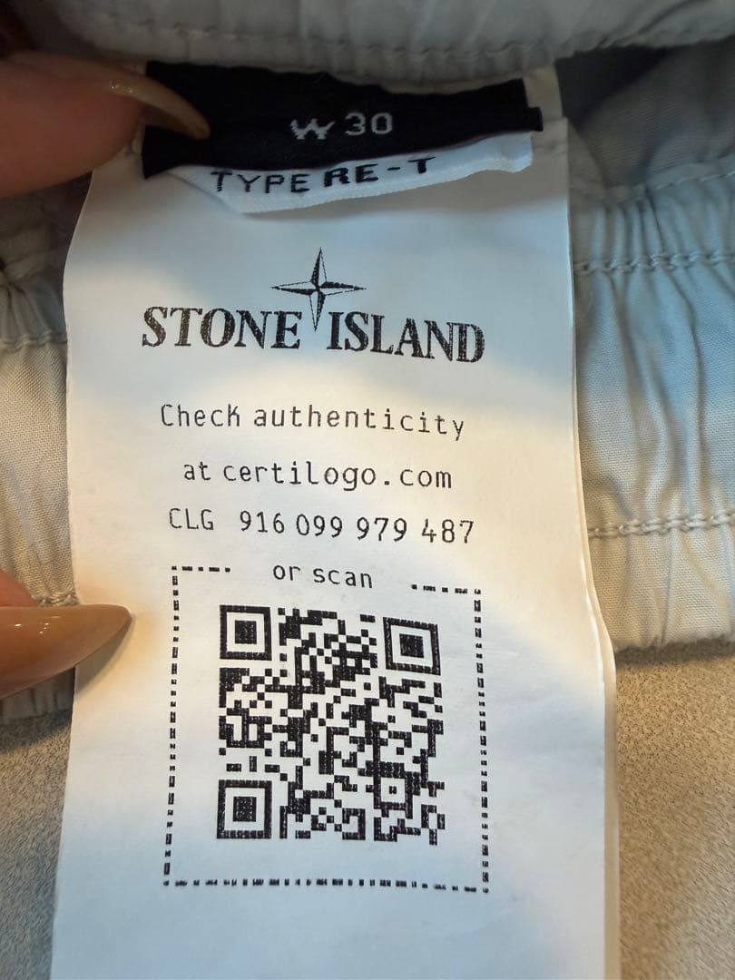 STONE （ストーンアイランド）カーゴパンツ ブルー サイズ30