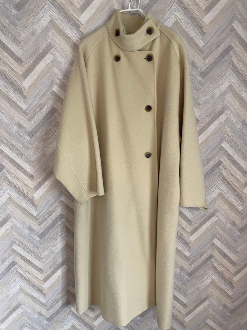 最終値下げetretokyo スタンドカラーリバーロングコート　新品未使用