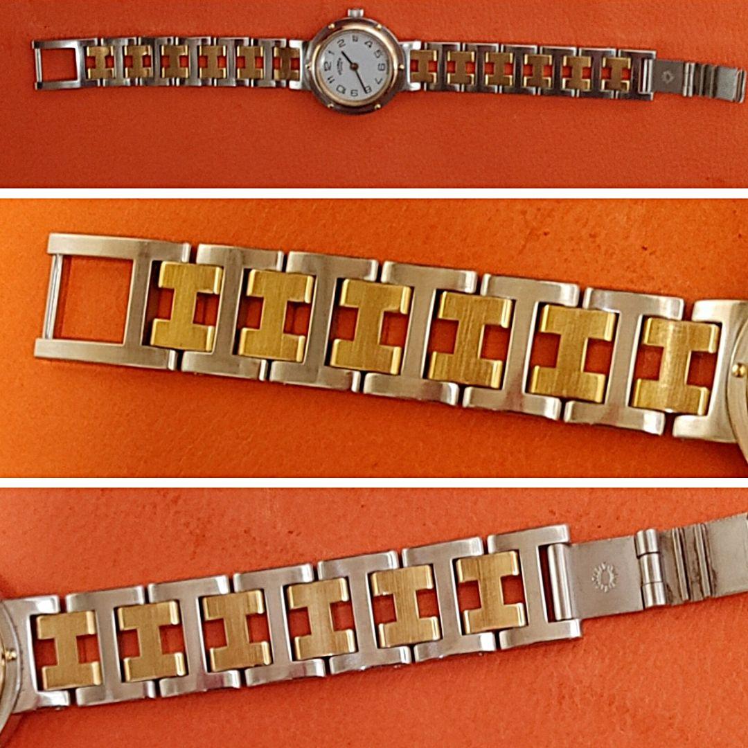 エルメス時計/美品クリッパー/新品電池新品仕上げ正常稼働品/レディース