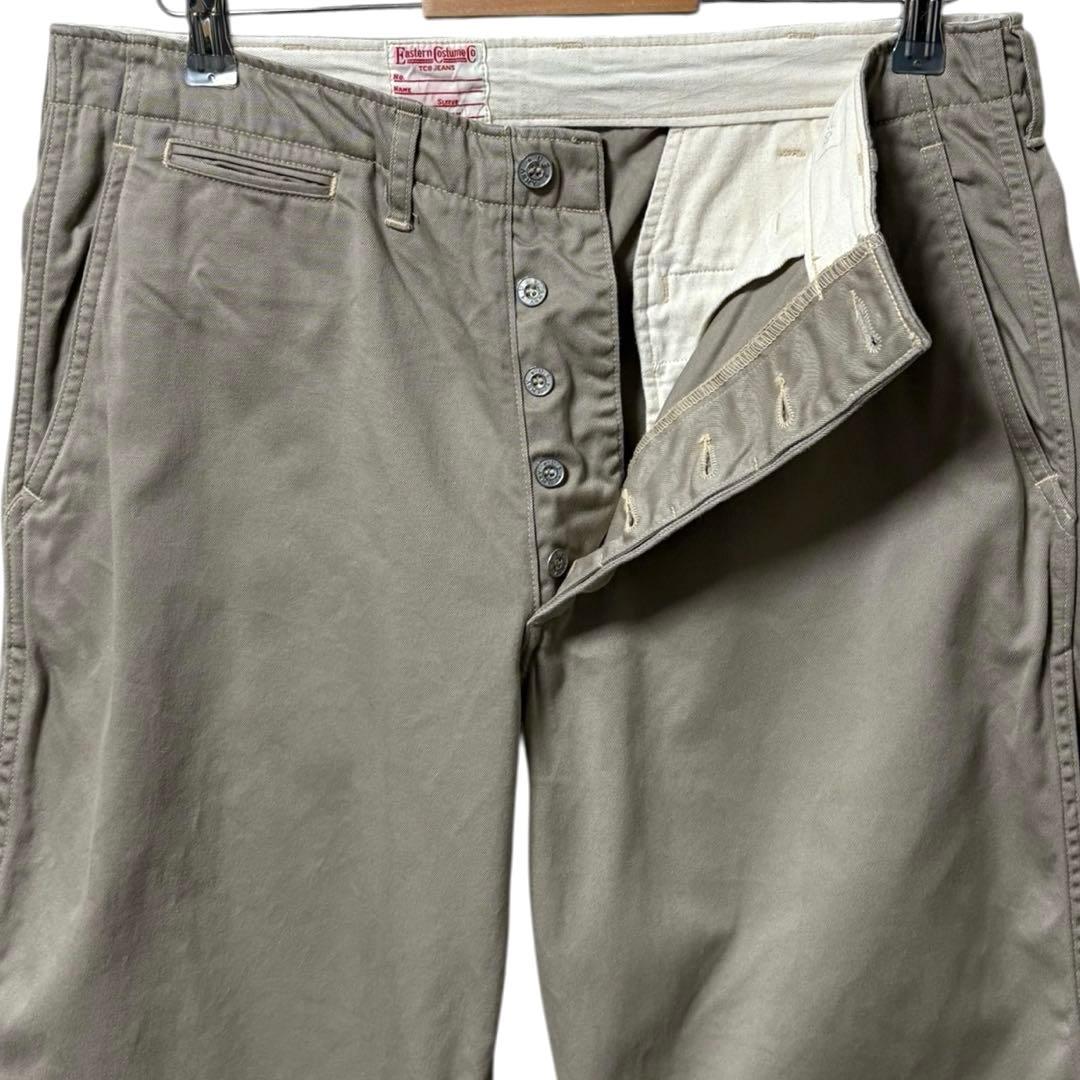 TCB jeans ステイゴールドチノ 41カーキ 34 ミリタリートラウザー
