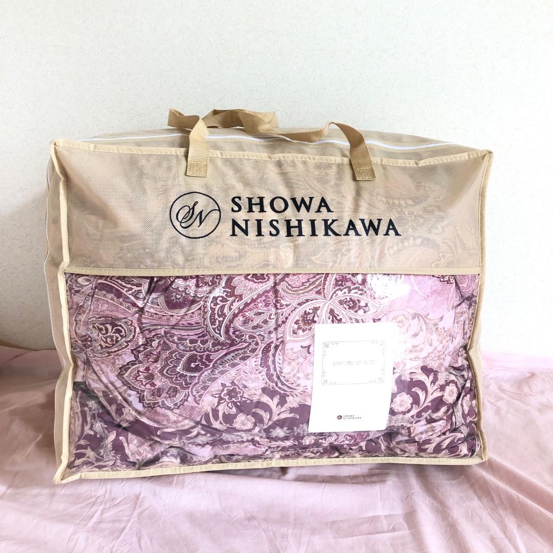 [昭和西川]羽毛ふとん日本製フランス産ホワイトダックダウン90％