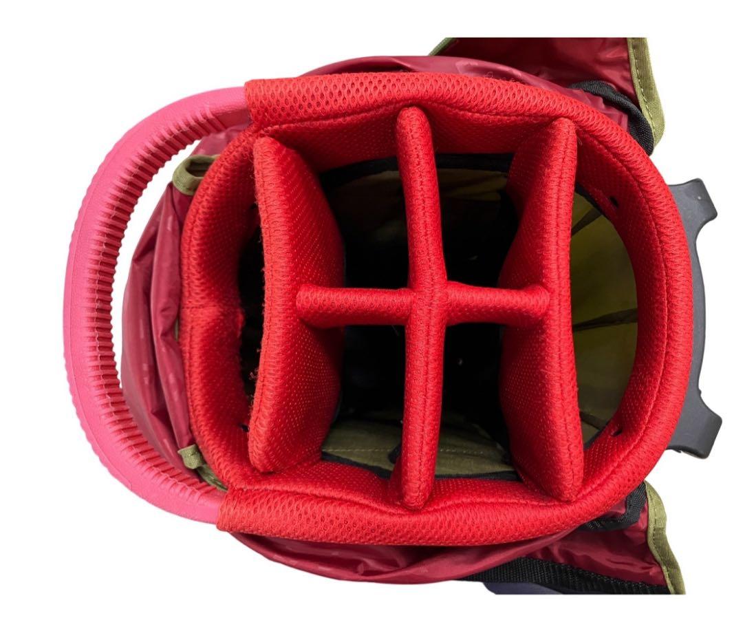 超美品！ONOFF OB0317 スタンド式 キャディバッグ 6分割 オノフ