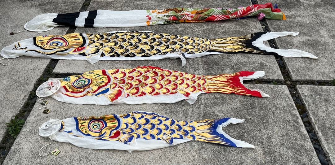 鯉のぼり　庭園セット