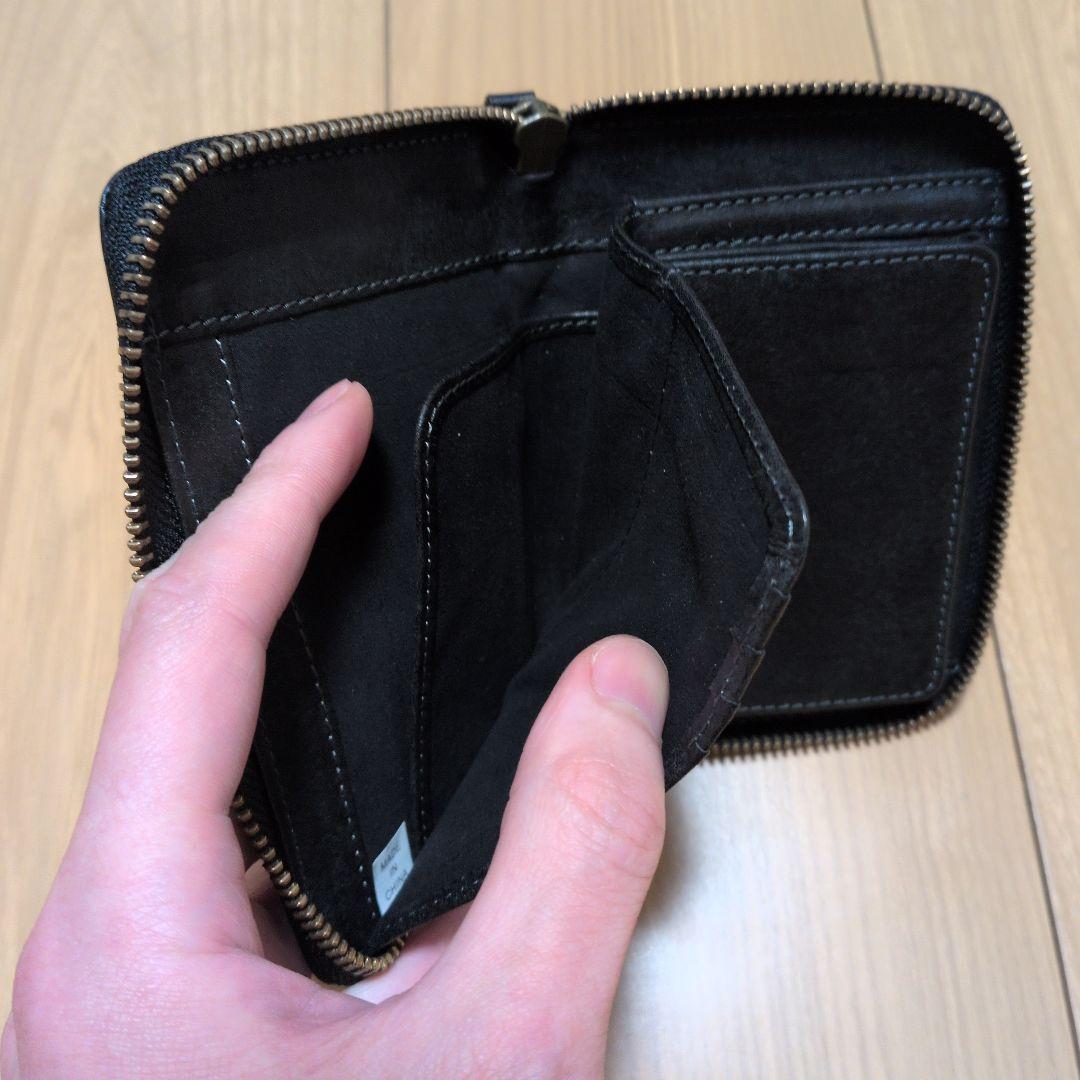 ダコタブラックレーベル 二つ折り財布 ミニ財布 ガウディDakota牛革レザー