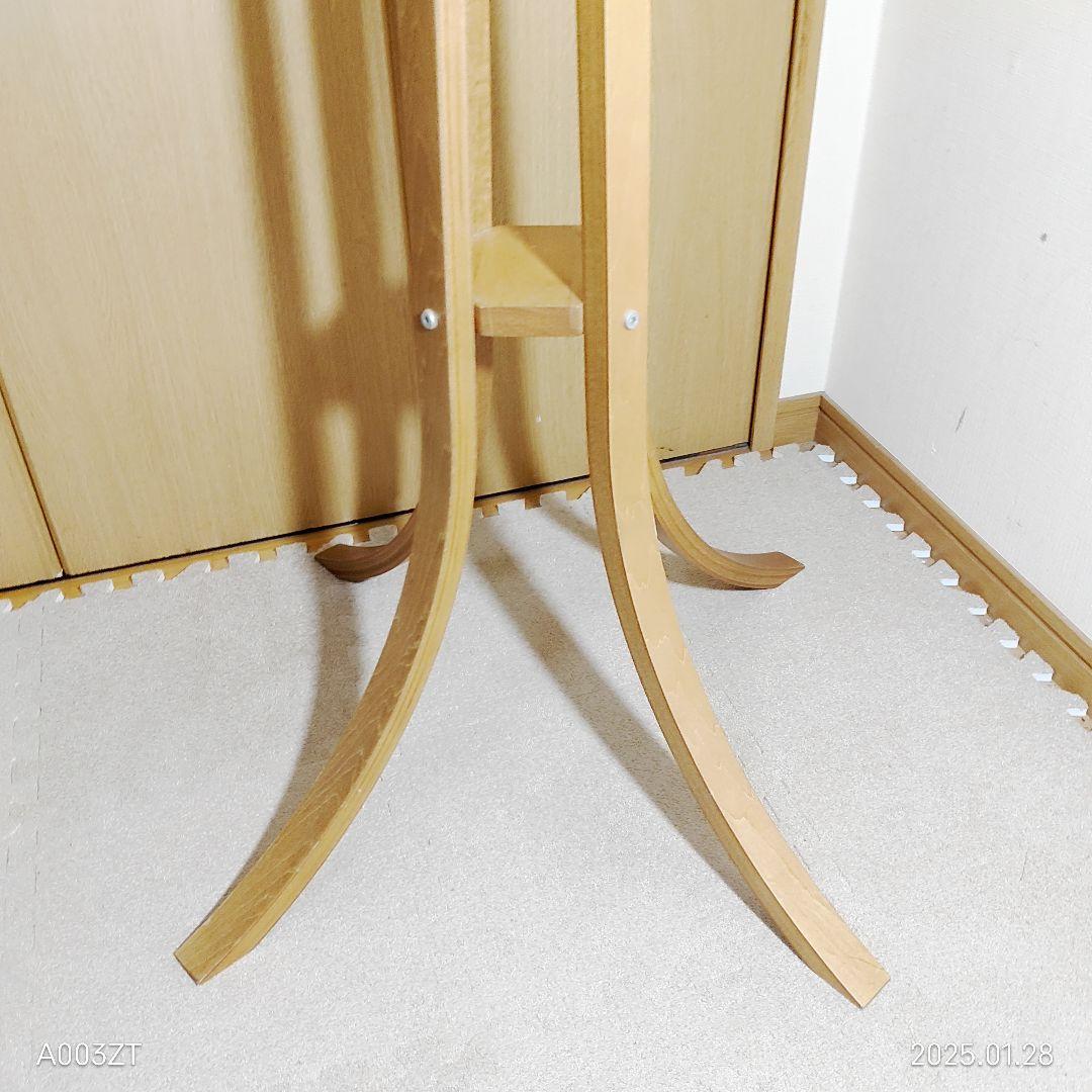 アクタス風 ポールハンガー コートハンガー 木製 北欧 モダン 曲木 4本脚