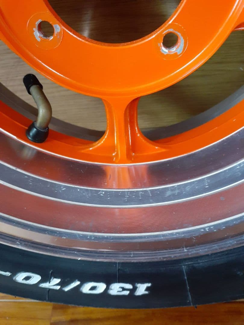 キャストホイール、ワイドホイール4J10インチ、モンキーシャリー。