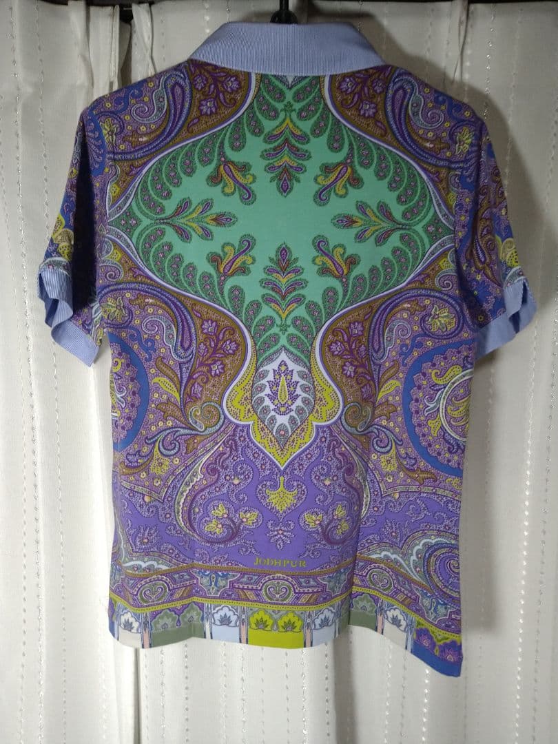 ETROペイズリー柄 半袖ポロシャツ