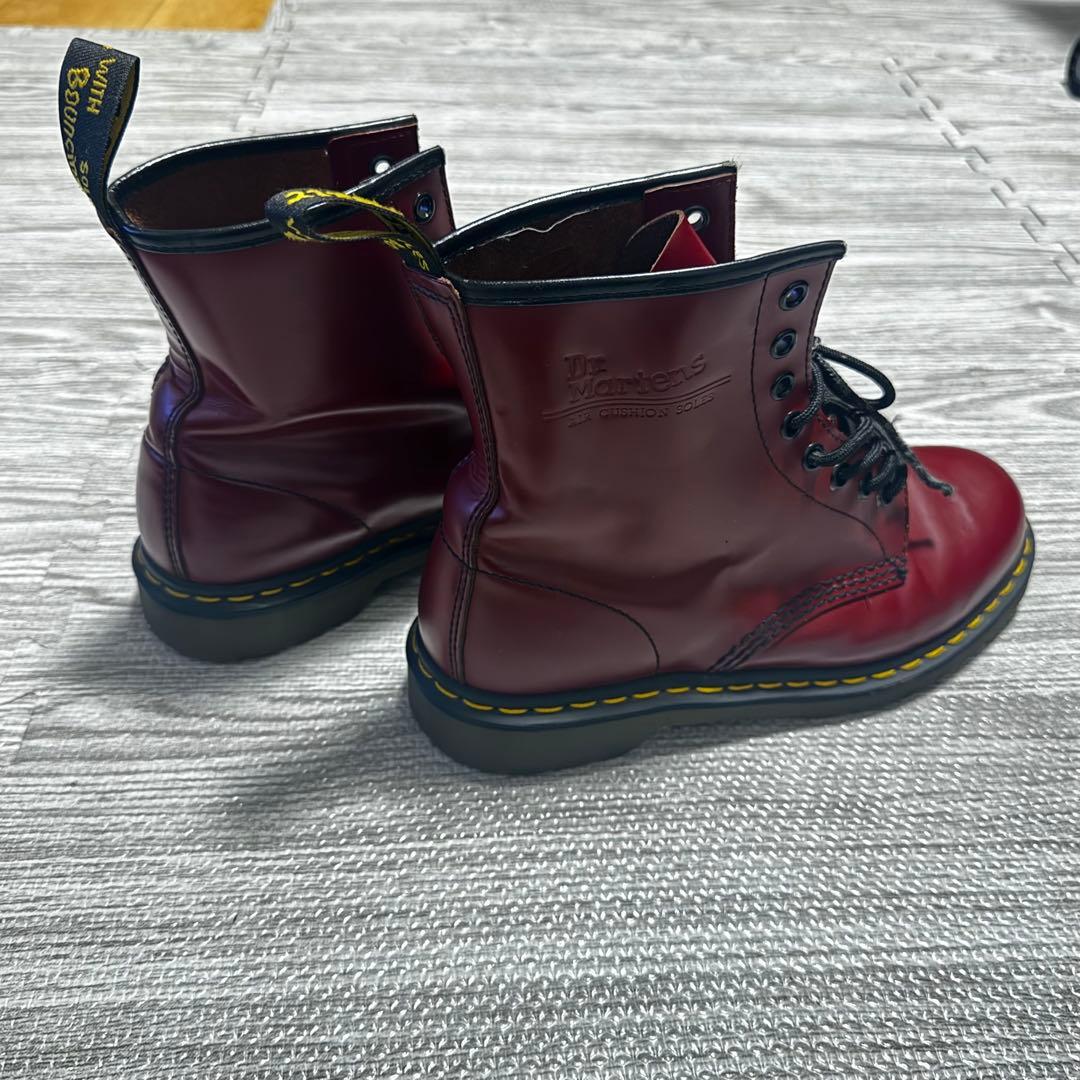 ドクターマーチン 8ホールブーツ チェリーレッド UK7