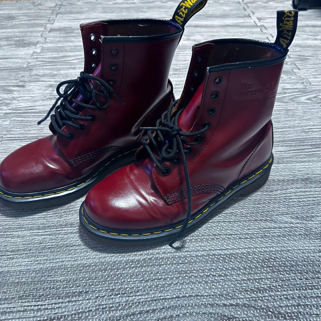 ドクターマーチン 8ホールブーツ チェリーレッド UK7