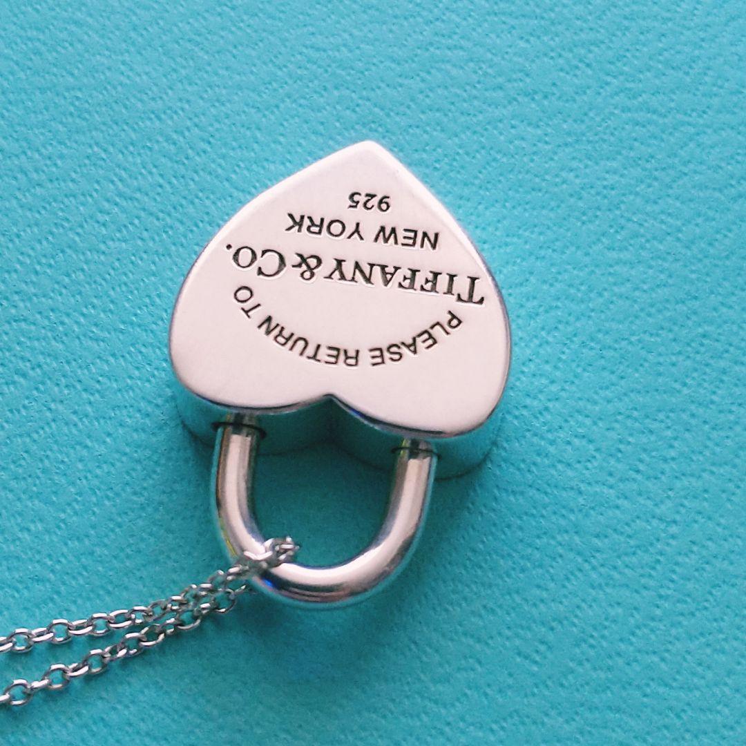 リターン　トゥ　ティファニー　ハート　カデナ　ロック　ネックレス　シルバー