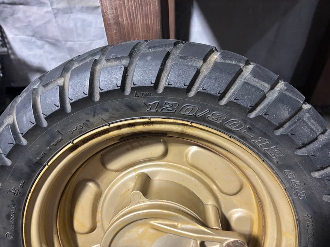 エイプ100 タイヤホイール　ハブセット エイプ50