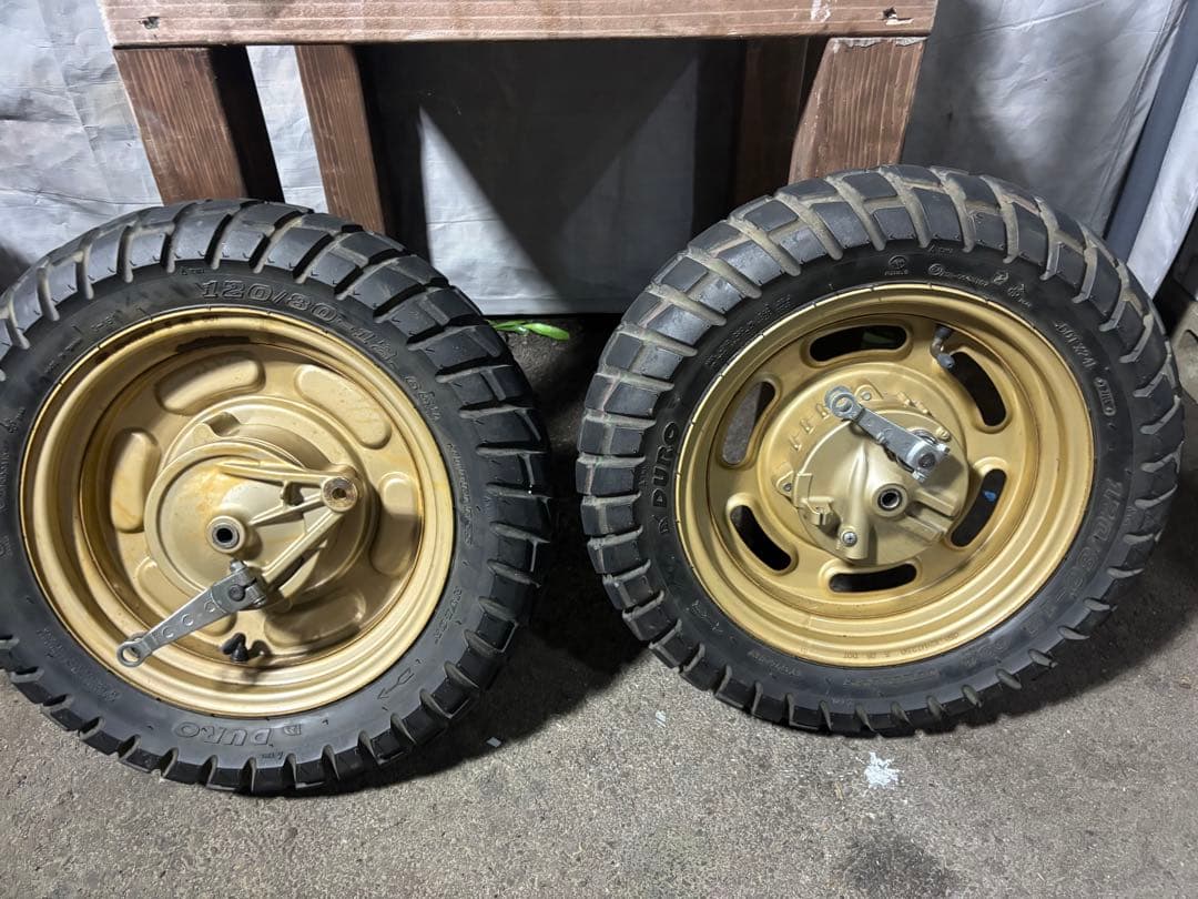 エイプ100 タイヤホイール　ハブセット エイプ50