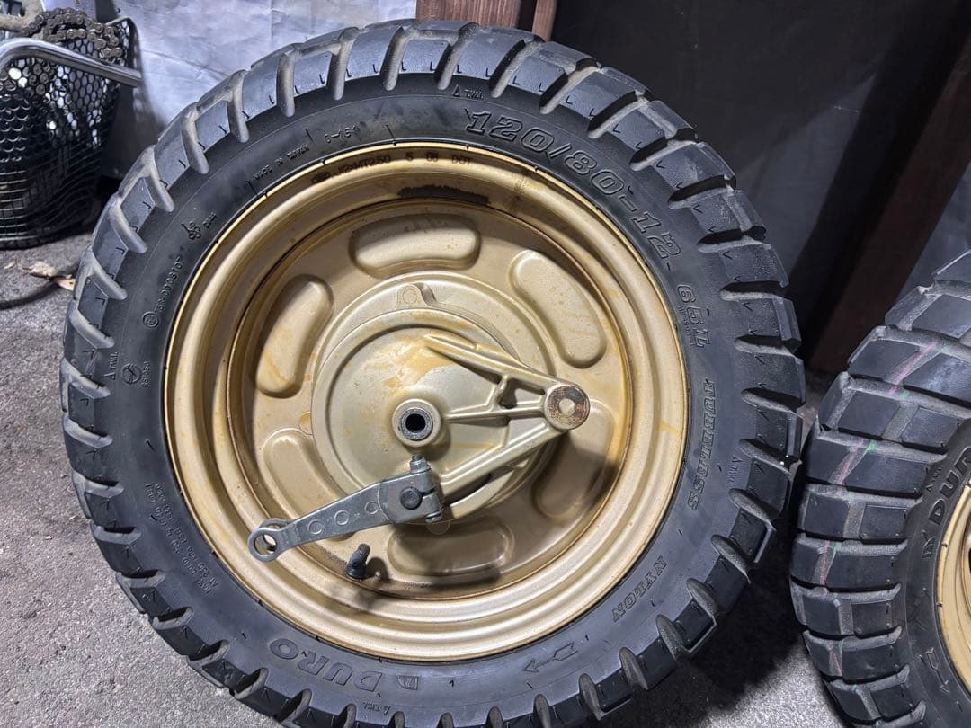 エイプ100 タイヤホイール　ハブセット エイプ50