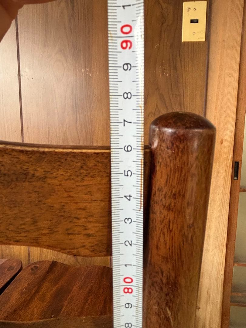 ヴィンテージ！木製ラダーバックチェア 2脚セット【中古品】