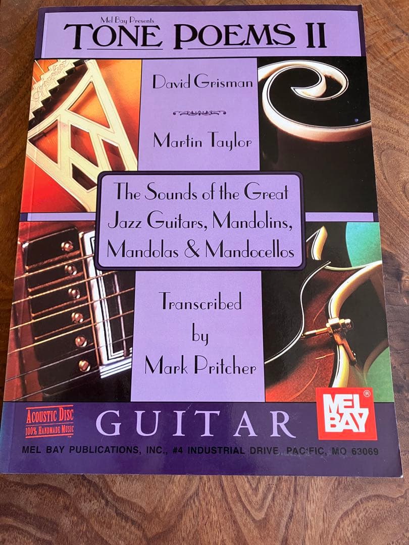 TONY RICE / TONE POEMS 2 FOR GUITAR タブ譜