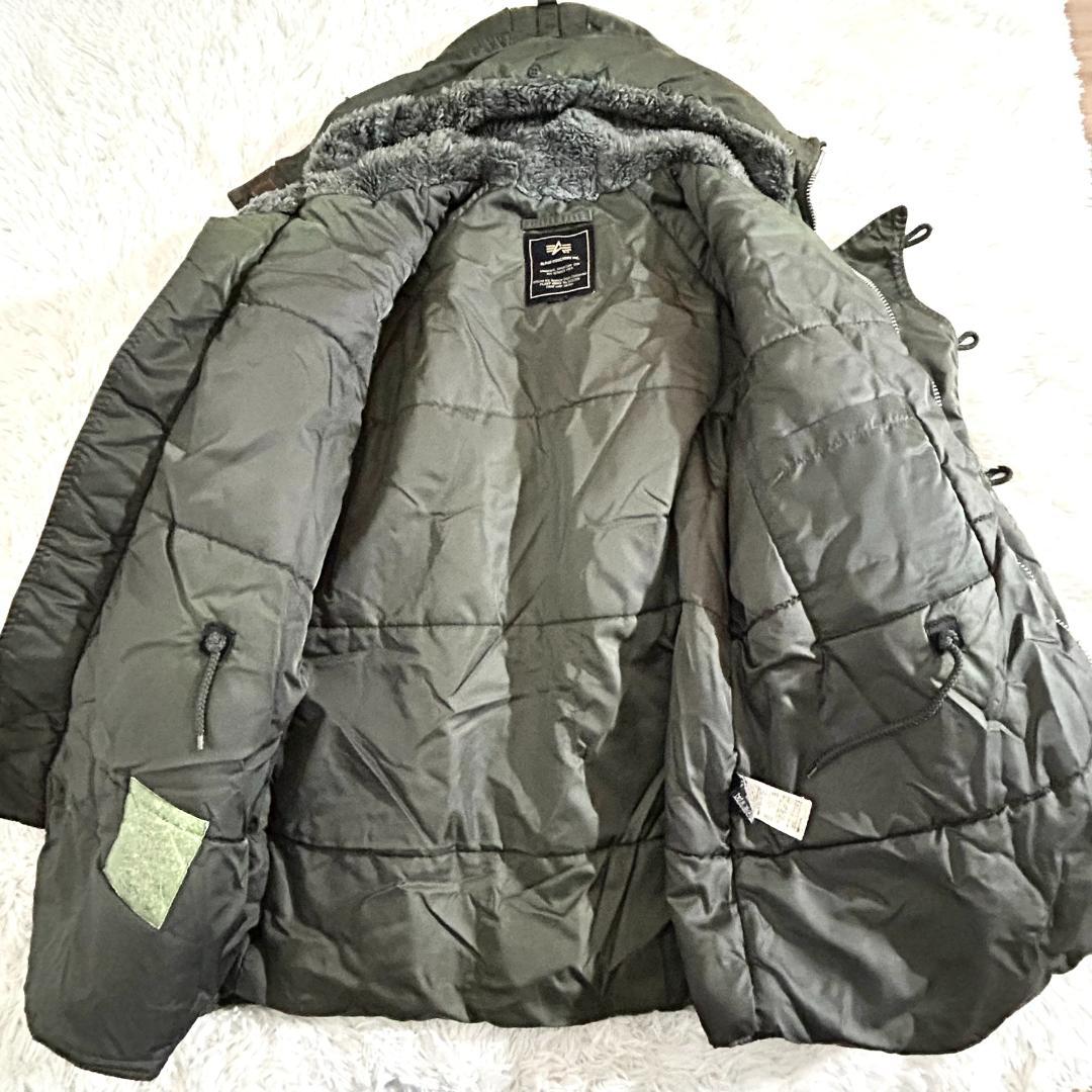 アルファインダストリーズ　 N-3B フライトジャケット L ファー欠品