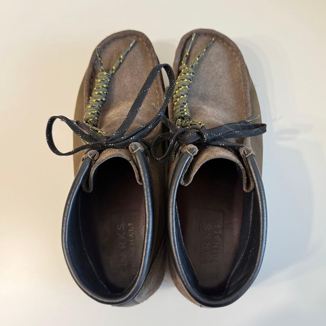 希少カラー 美品 クラークス ワラビーブーツ GTX ビブラム 26cm