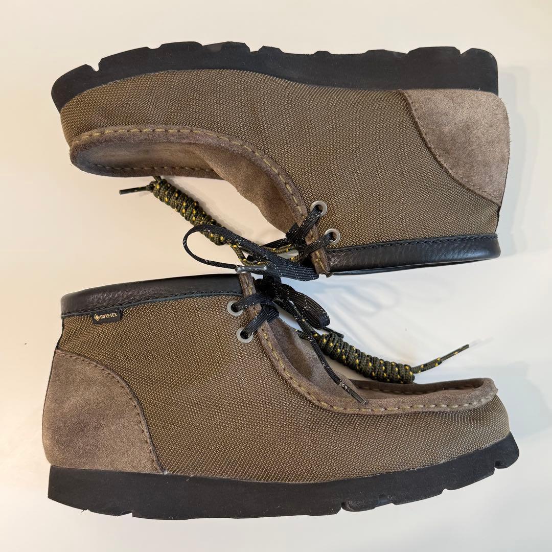 希少カラー 美品 クラークス ワラビーブーツ GTX ビブラム 26cm