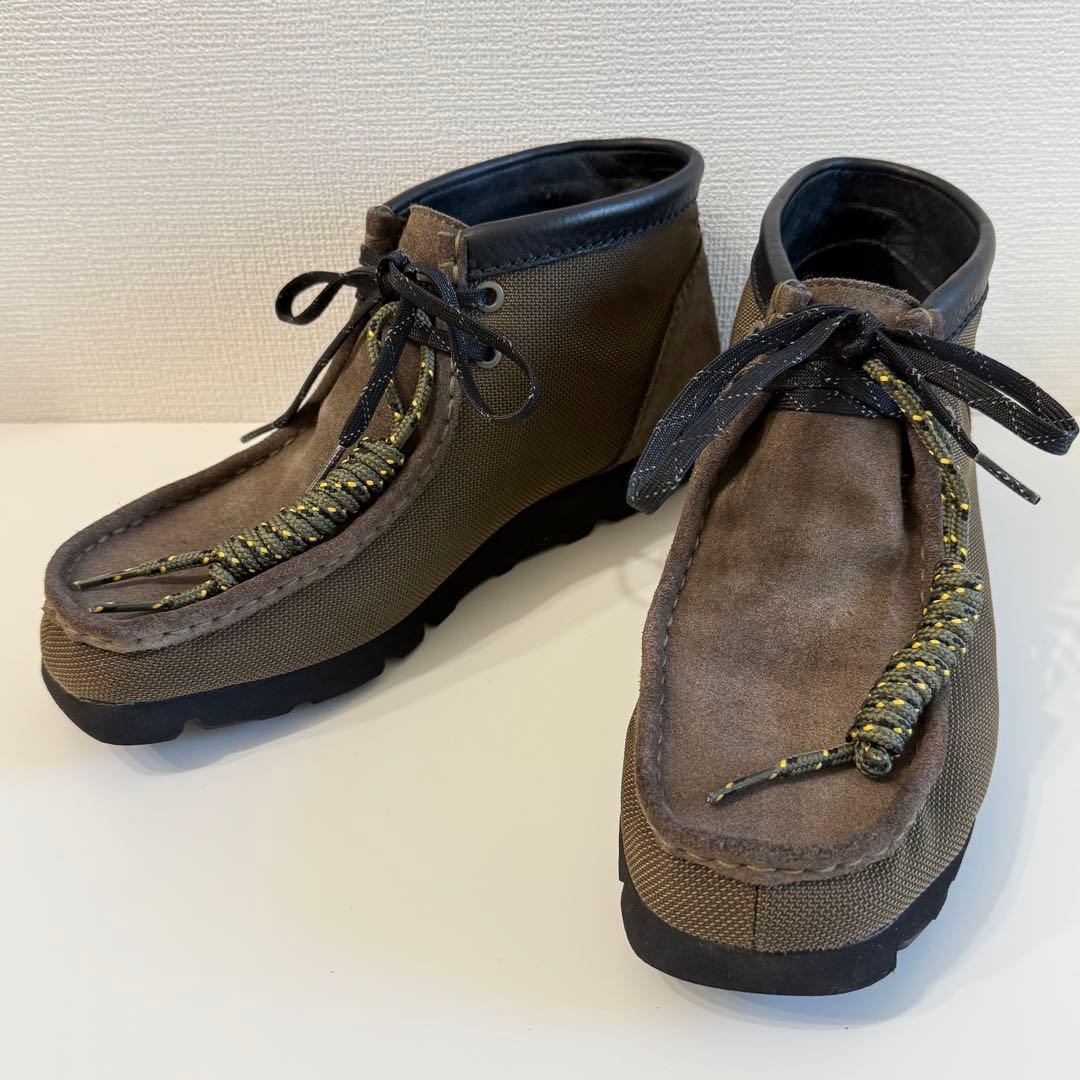 希少カラー 美品 クラークス ワラビーブーツ GTX ビブラム 26cm