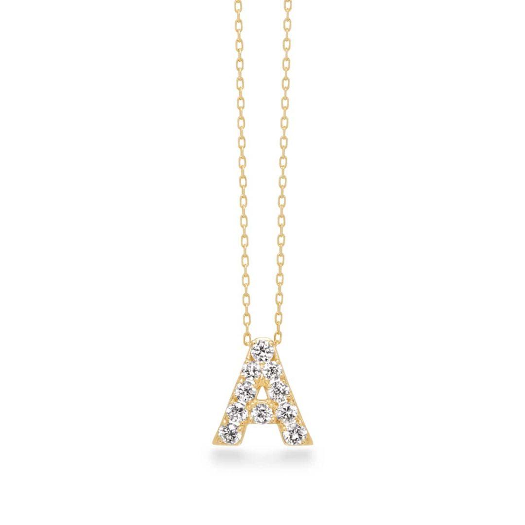 販売証明書付き アーカー プルミエトワール イニシャル （Ａ） ネックレス